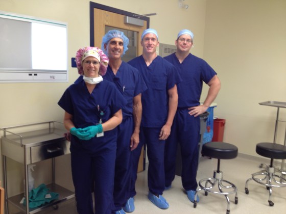 David had a great time observing orthopedic surgery for six hours as part of his medical career exploration.  Thanks to the surgical team who made this possible!  