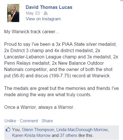 FB career medals commentary